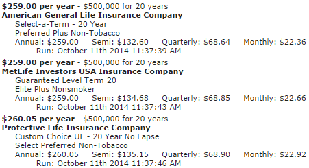 20 Year Term Life Insurance Quote 06