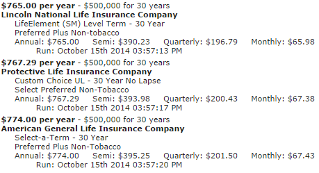 30 Year Term Life Insurance Quote 16