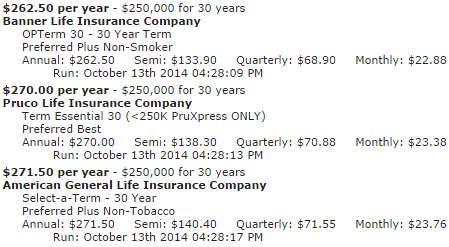 30 Year Term Life Insurance Quotes 14