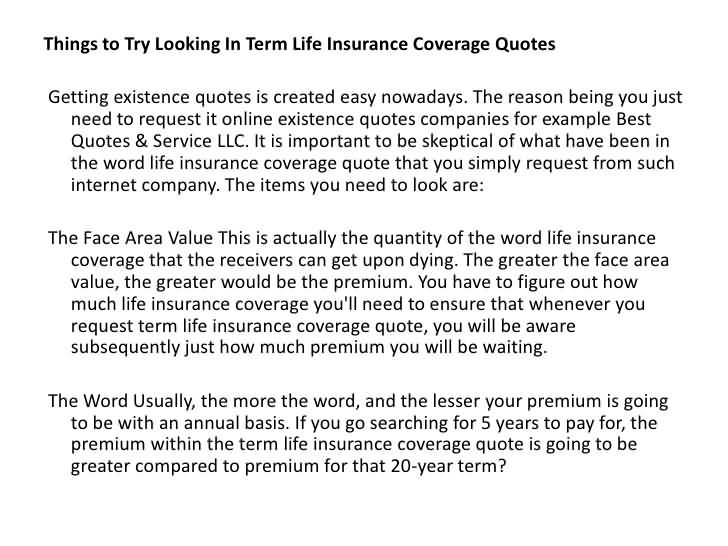 5 Year Term Life Insurance Quotes