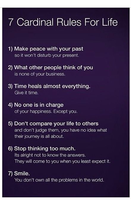 7 Rules Of Life Quote 08