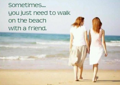 Beach And Friends Quotes Meme Image 04