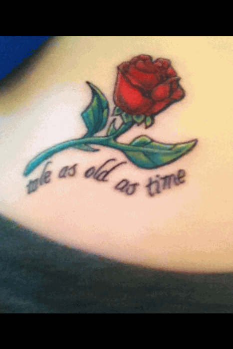 Beauty And The Beast Quote Tattoo Meme Image 17