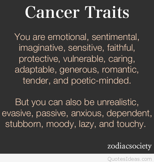 Cancer Sign Quotes Meme Image 10