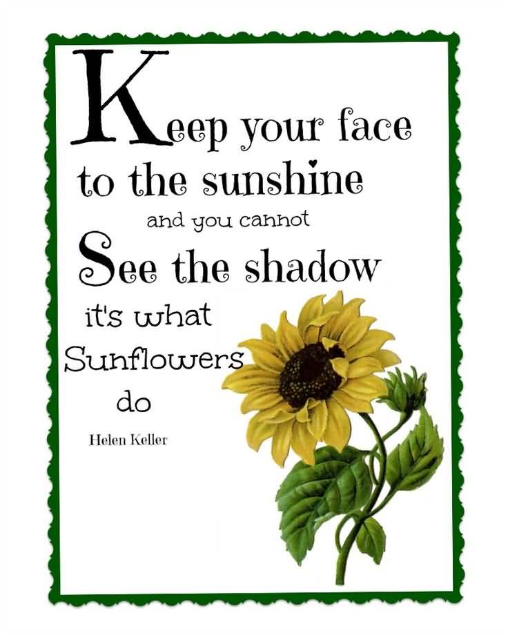 Famous Quotes About Sunflowers Meme Image 13