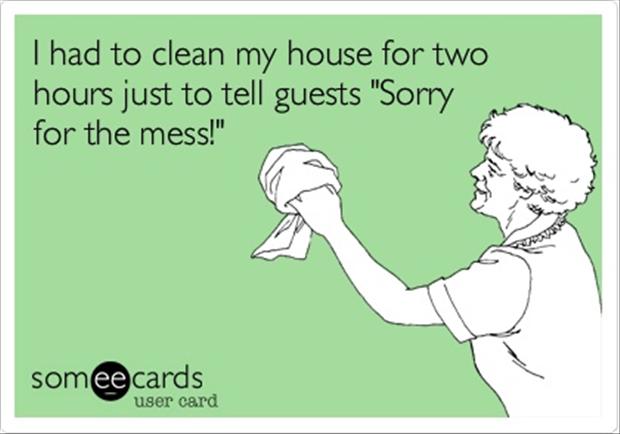 Funny House Cleaning Quotes Meme Image 09