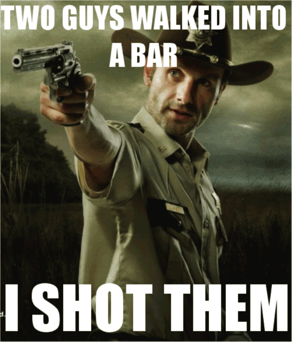 Funny Walking Dead Quotes Meme Image 20