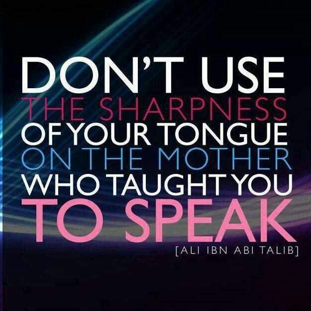 Islamic Quotes About Respecting Parents Meme Image 11