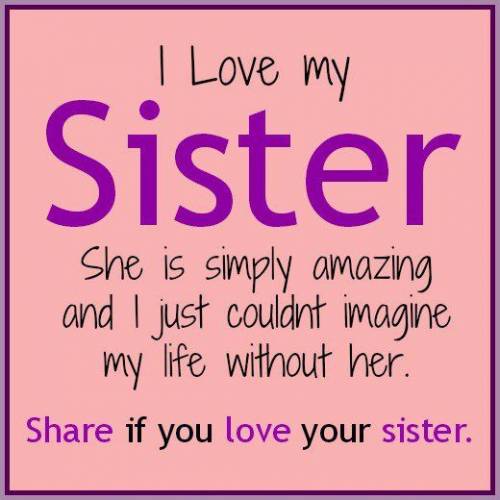 Loving Sister Quotes Meme Image 06