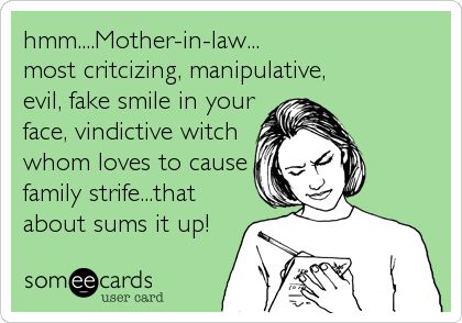 Mean Daughter In Law Quotes Meme Image 08