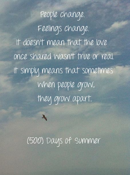 Quotes About People Changing And Growing Apart Meme Image 10