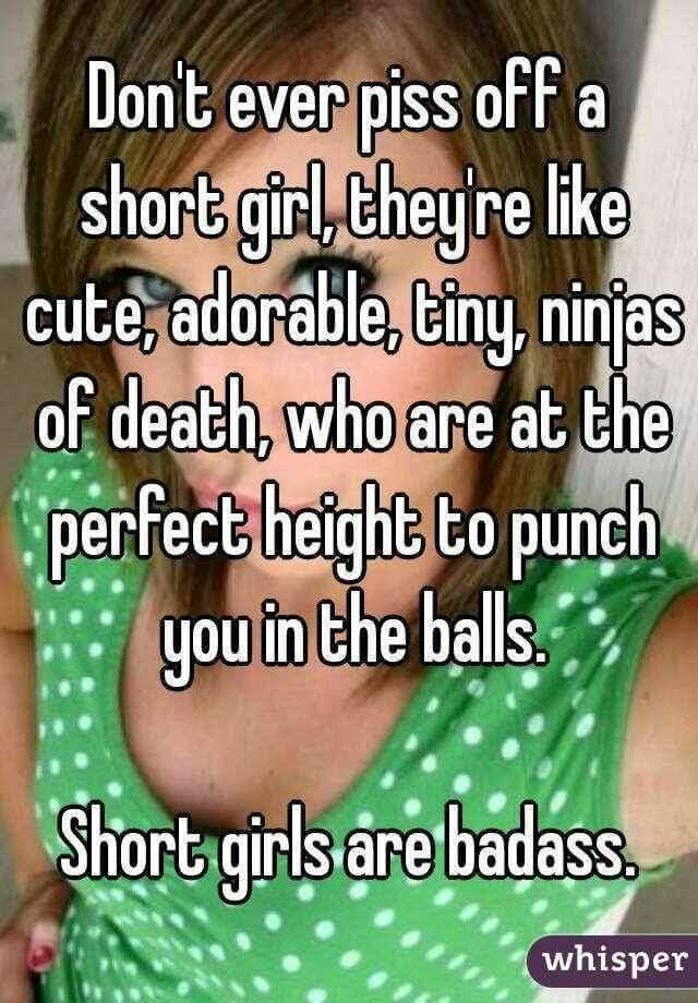 Short Girls Quotes Meme Image 17