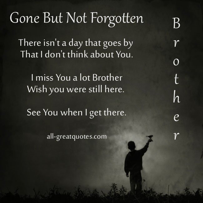 25 Short Memorial Quotes For Brother With Sayings Images QuotesBae