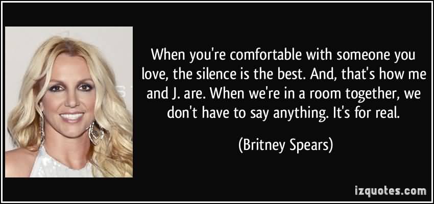 Silence With Someone You Love Quotes Meme Image 14