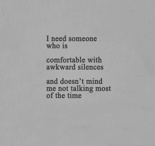 Silence With Someone You Love Quotes Meme Image 17