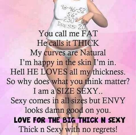 Thick Girls Quotes Meme Image 08