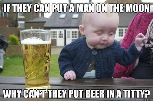 Amazing drinking beer meme picture