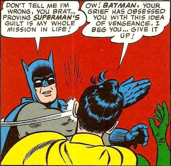 Batman Slapping Robin Original Pictures