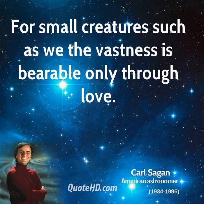 Carl Sagan Love Quote 01