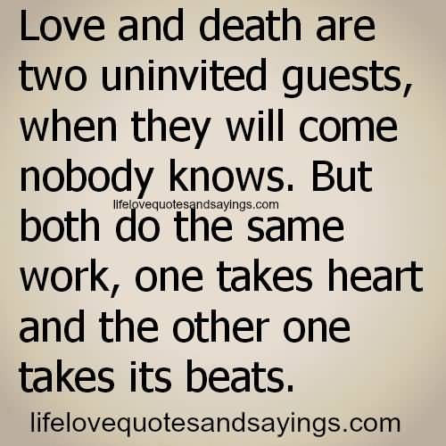 Death And Love Quotes 10
