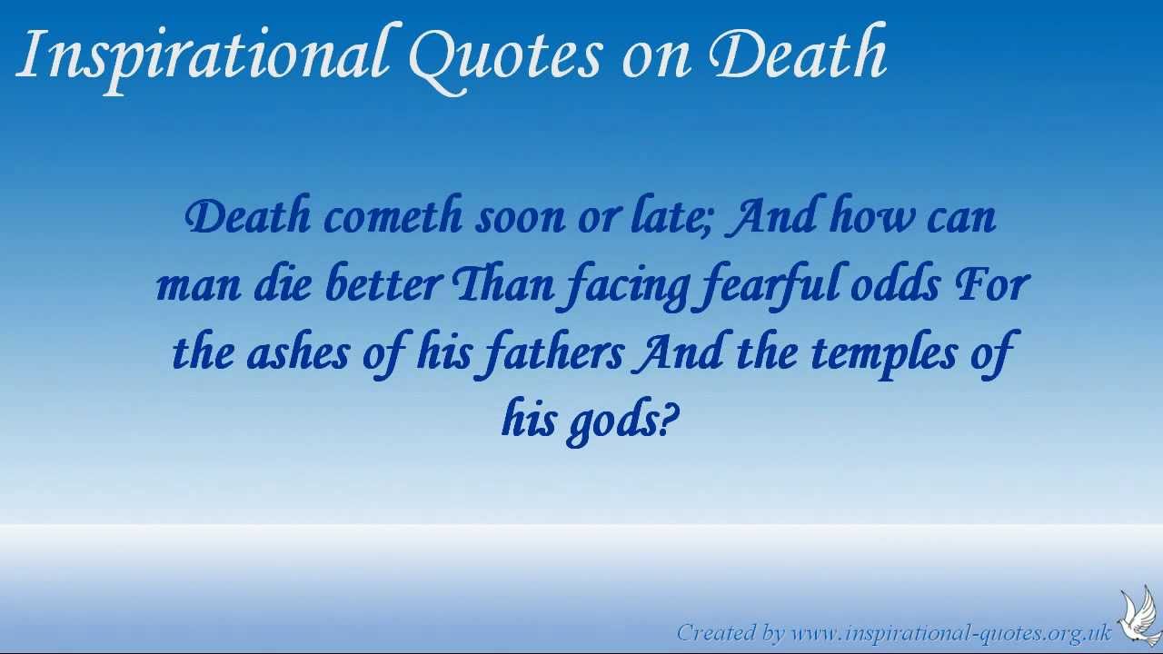 Famous Quotes About Death Of A Loved One 17