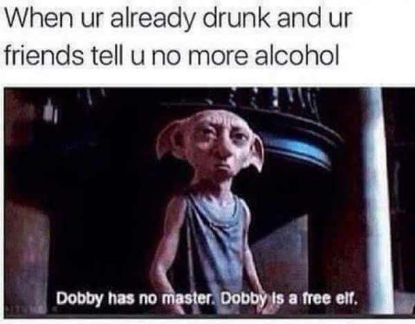 Funny Alcohol is bad meme image