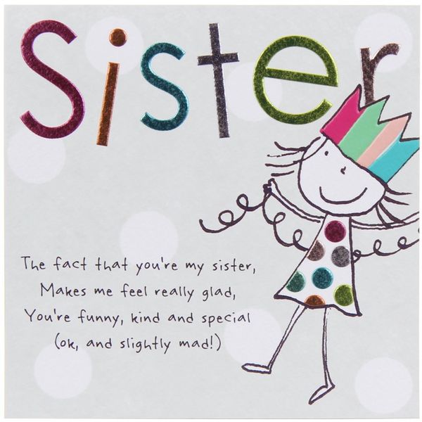 Funny birthday greetings for sister picture