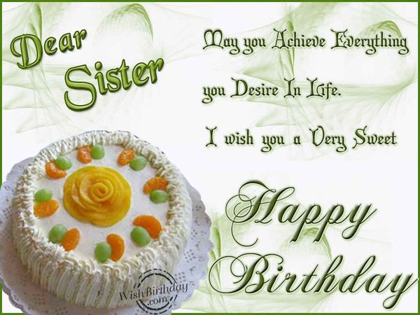 Funny birthday message for sister joke