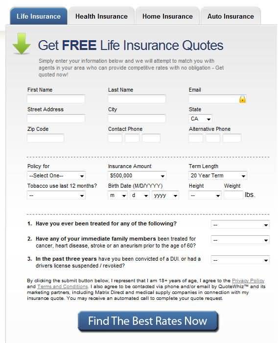 Get A Life Insurance Quote Online 16