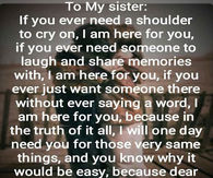 I Love My Sister Quotes 10