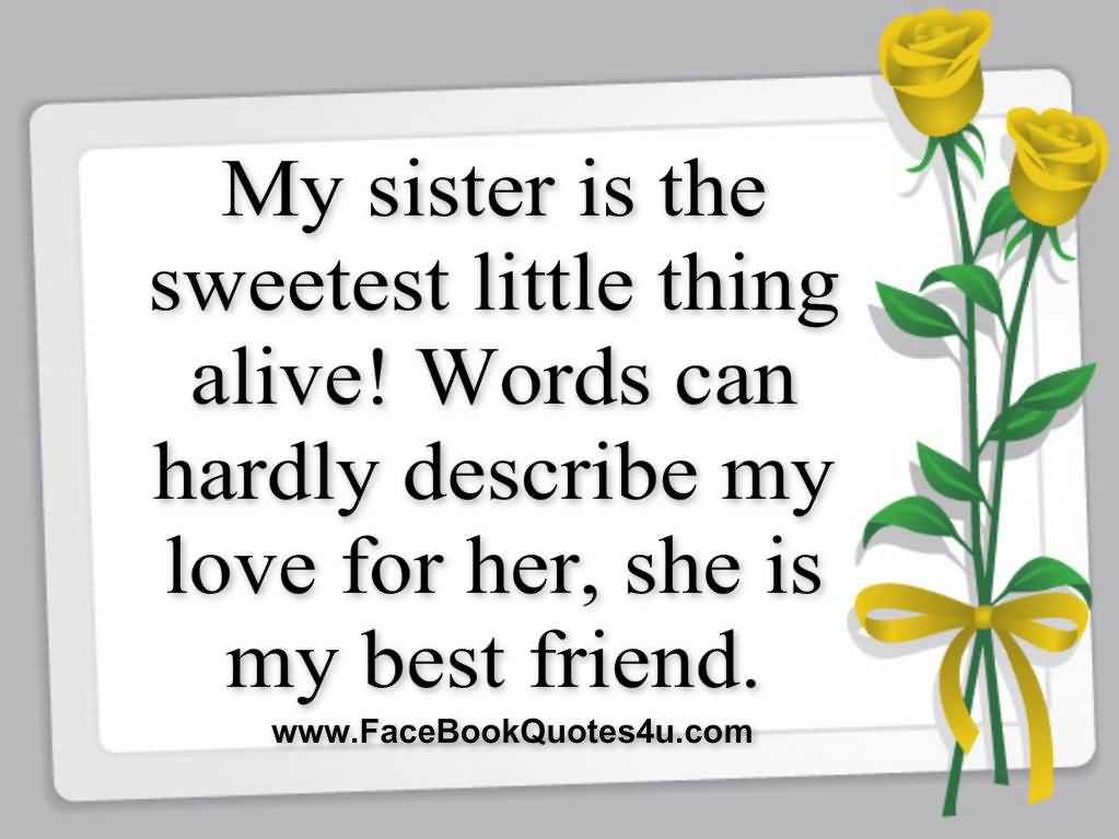 I Love My Sister Quotes 20