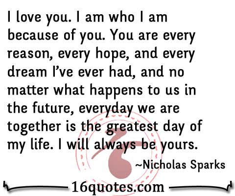 I Love You Because Quotes 18