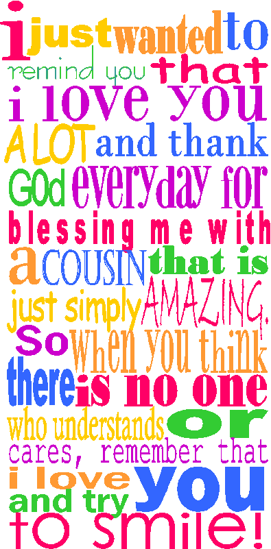 I Love You Cousin Quotes 15