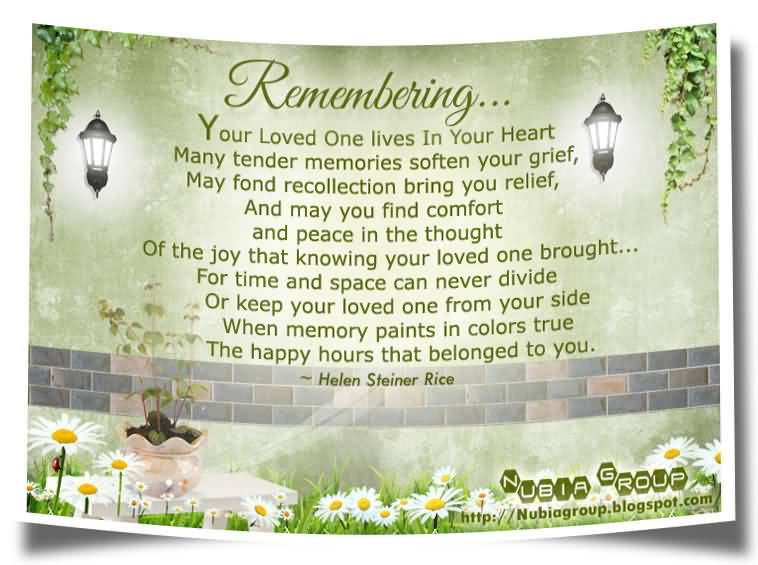 In Memory Of Our Loved Ones Quotes 18