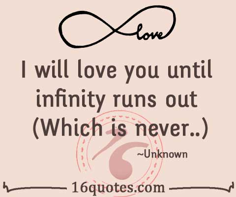 Infinity Love Quotes 15