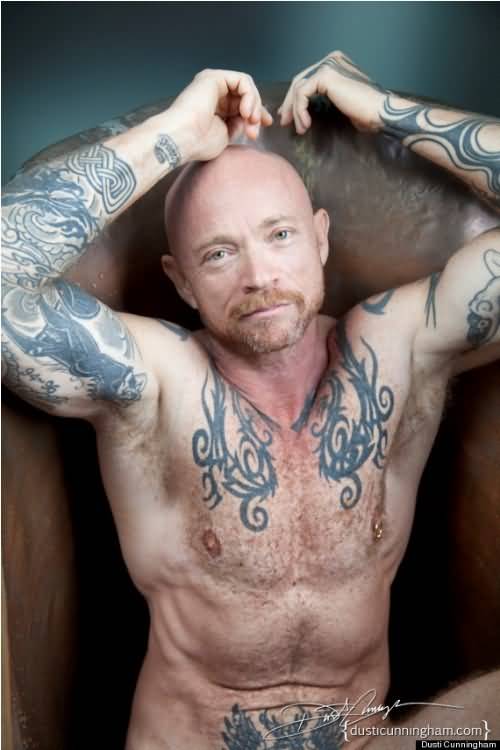 Buck Angel With Great Body and Amazing Tattoo