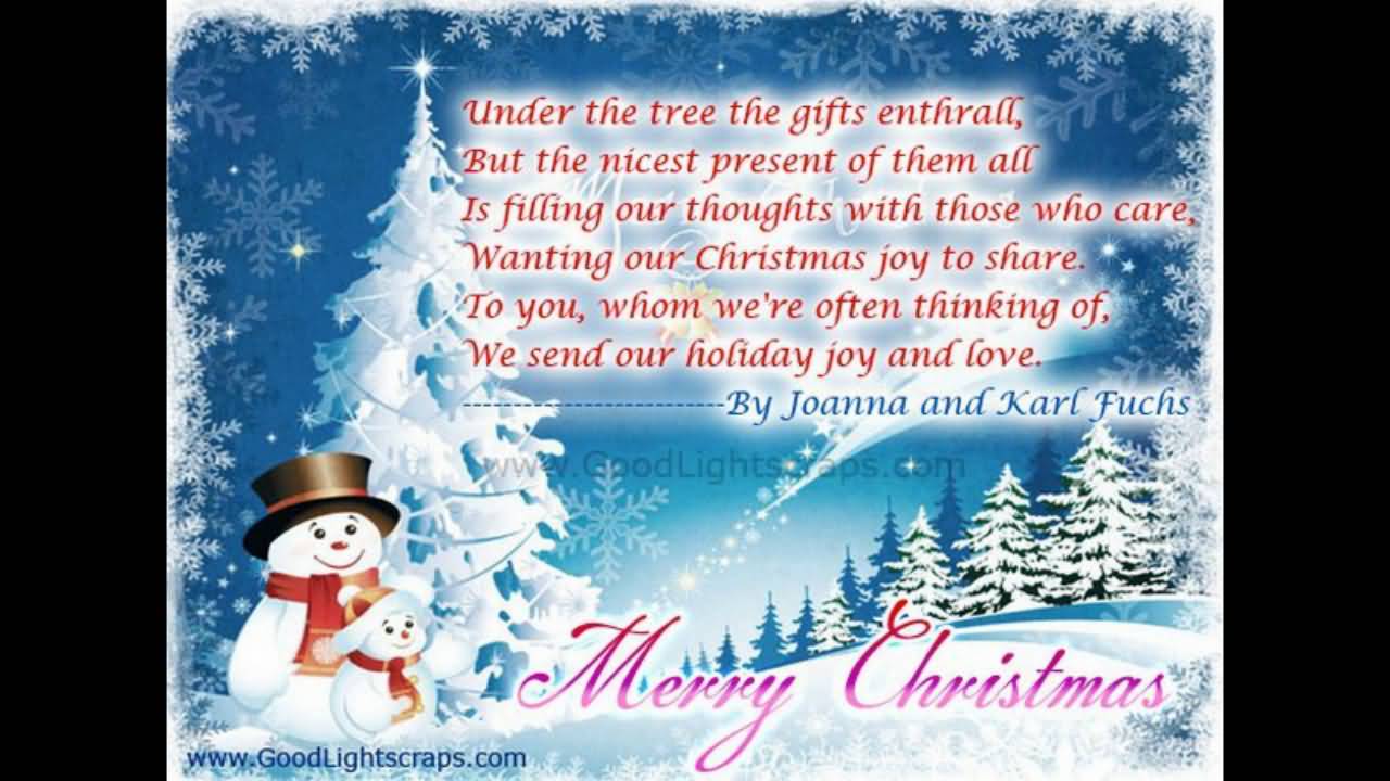 Christmas Poems Image Picture Photo Wallpaper 17