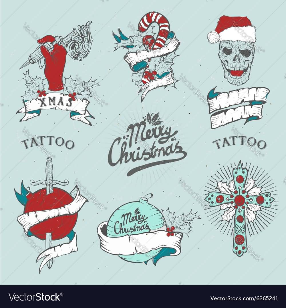 Christmas Tattoo Design Ideas Image Picture Photo 05