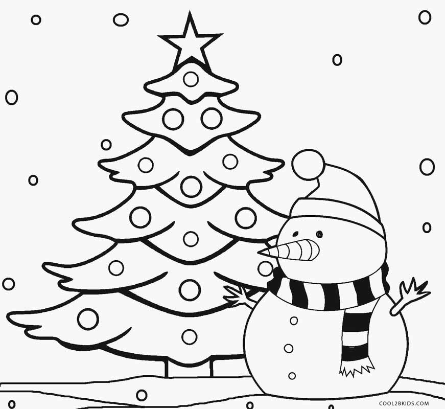 20 Awesome Christmas Tree Coloring Pages For Print