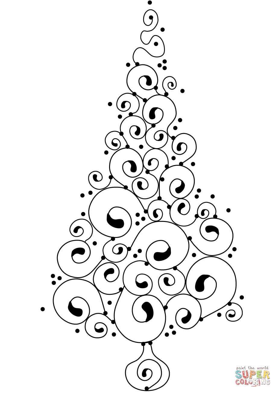 Christmas Tree Coloring Pages Image Picture Photo Wallpaper 12