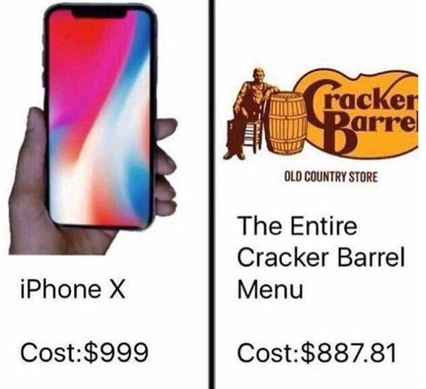 Funniest Iphone X Price Meme Image