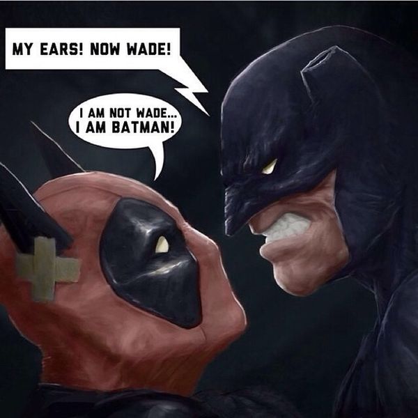 Funny Deadpool Batman Meme Picture