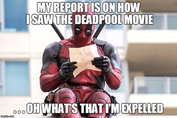 Funny Deadpool Movie Meme Joke