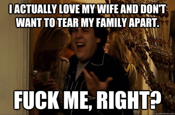 Funny I Actually Love My Wife Meme Photo