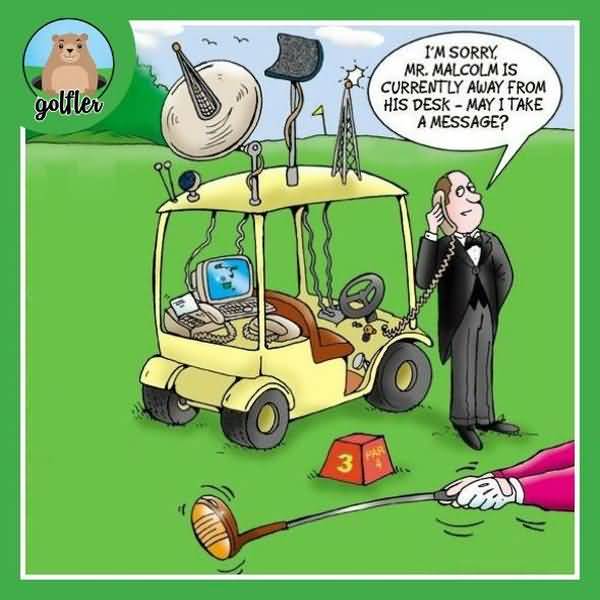 Funny golf bandit jokes image