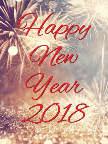 Happy New Year 2018 Cards Image Picture Photo Wallpaper 02
