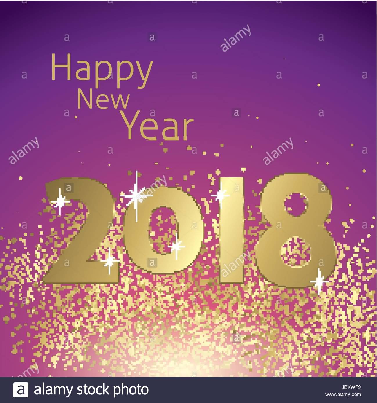 Happy New Year 2018 Cards Image Picture Photo Wallpaper 03