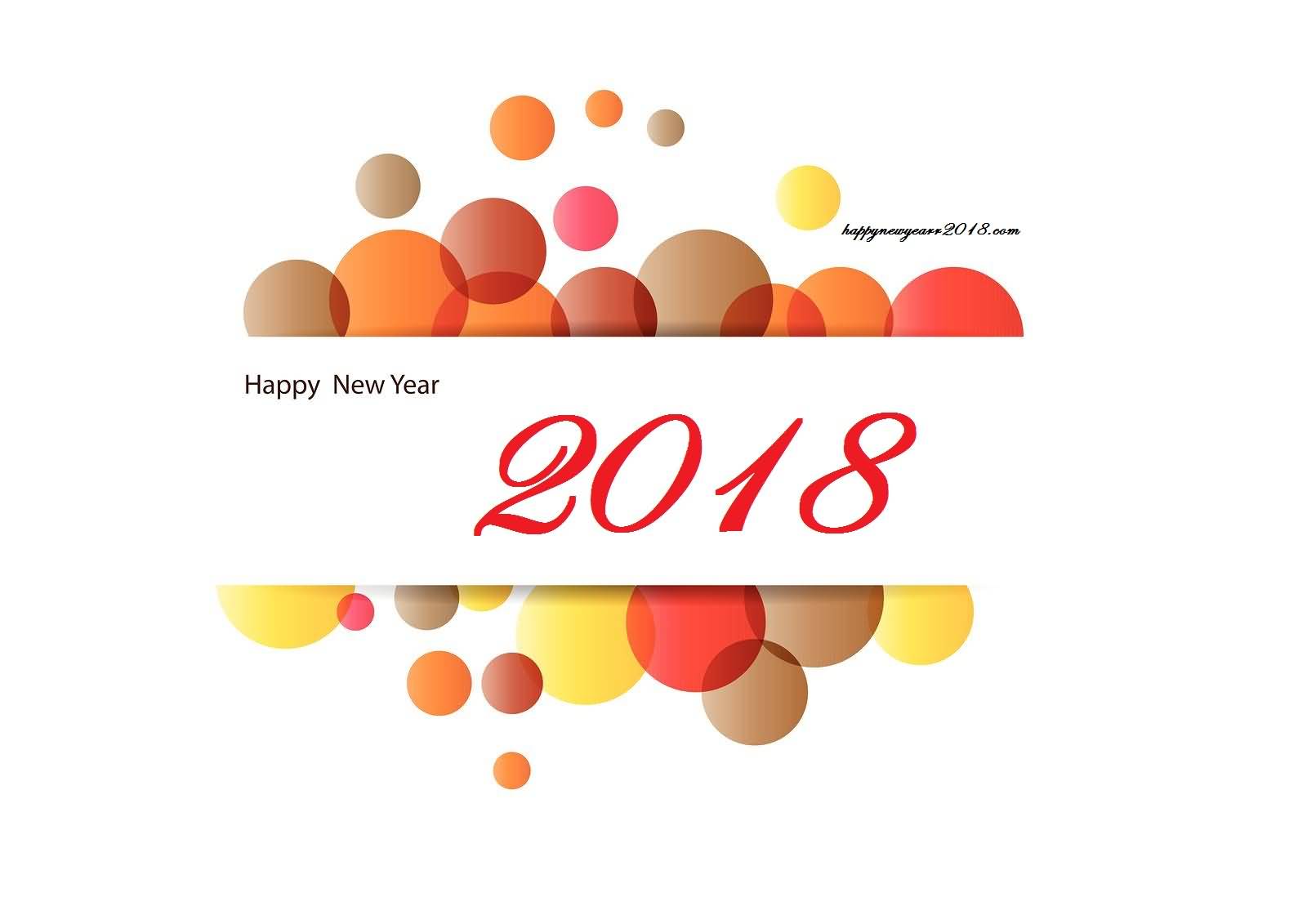 Happy New Year 2018 Cards Image Picture Photo Wallpaper 04
