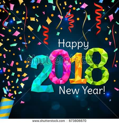 Happy New Year 2018 Cards Image Picture Photo Wallpaper 07