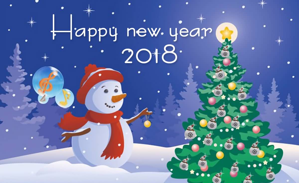 Happy New Year 2018 Cards Image Picture Photo Wallpaper 12